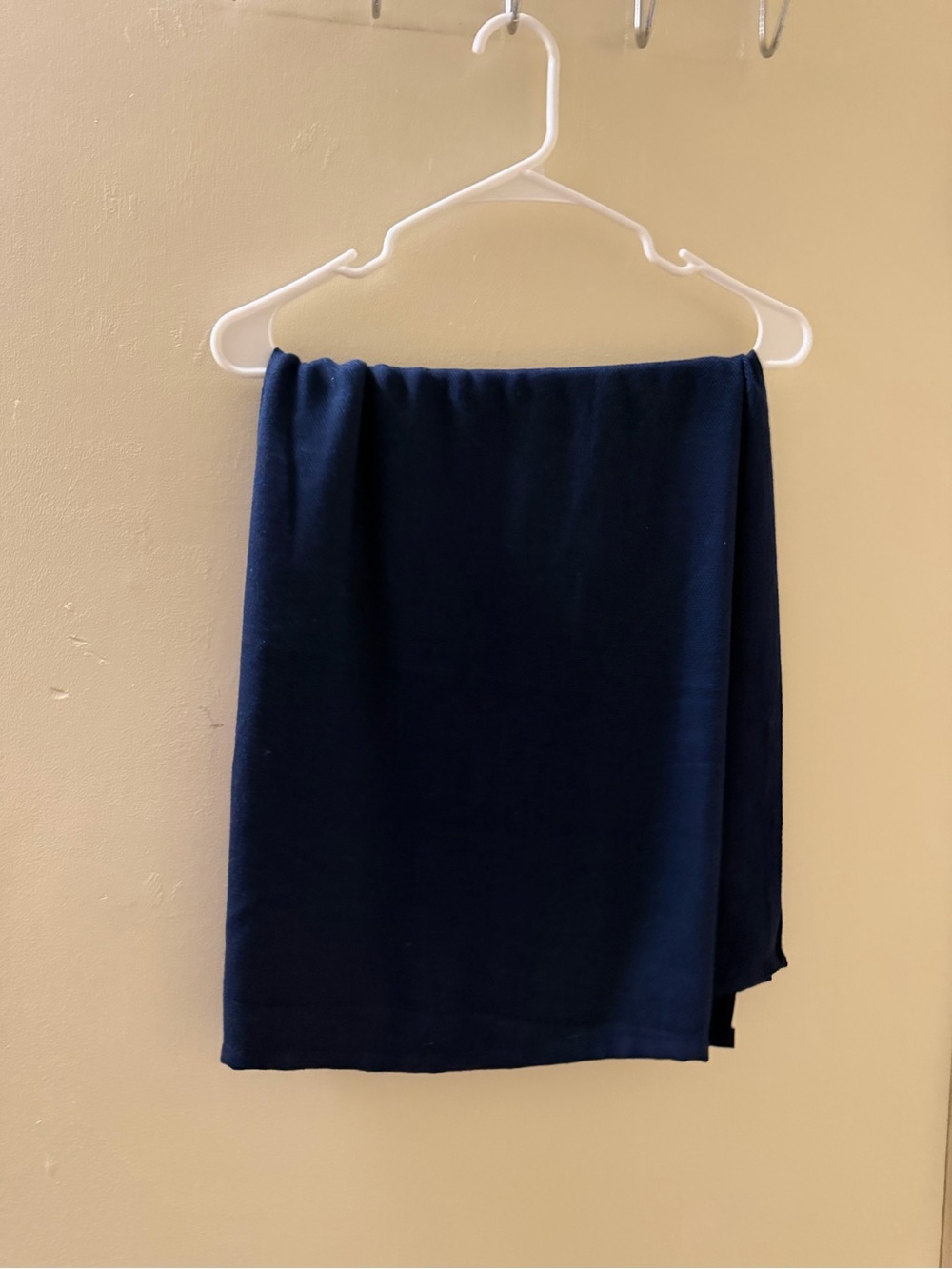 Classic Navy Scarf Wrap - Versatile Everyday Accessory